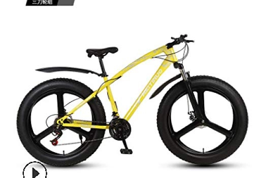 Fat Tyre Mountain Bike : 26 Pollici Doppio Freno a Disco Pneumatico Largo velocit variabile Adulto Mountain Bike Fat Bike-9_Twenty One