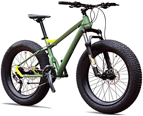 Fat Tyre Mountain Bike : CHHD Mountain Bike, Mountain Bike a 27 velocità, Mountain Bike Professionale da 26 Pollici per Pneumatici Grassi, Telaio Anteriore in Alluminio Bicicletta Fuoristrada, B