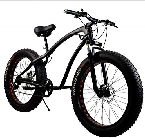 Fat Tyre Mountain Bike : JACKWS Portable Biciclette Fat 2020, Fat Tire Bike Gli Accessori della Bicicletta Warehouse, Largo Suspension Completa Big Fat Tire Mountain Bike 26 '' Dopo 7 velocità High Speed ​​Mountain Bike Neve