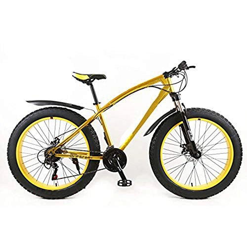 Fat Tyre Mountain Bike : Wangwang454 Fatbike 26 inch 21 Speed Shimano Fat Tire 2020 Mountain Bike 47 cm RH Snow Bike Fat Bike