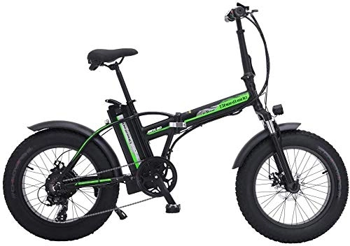 Mountain bike elettrica pieghevoles : IMBM Neve MX20 20 Pollici Bici elettrica, 4, 0 Fat Tire, 48V 15Ah Potente Batteria al Litio, Alimentazione Assist Bicicletta, Mountain Bike (Size : 15Ah)