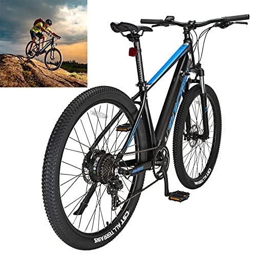 Mountain bike elettriches : Bici elettrica Velocità massima di guida 25 km / h City Bike Capacità della batteria 10 Ah Mtb elettrica Freno Freni a disco meccanici Esplora il bellissimo paesaggio