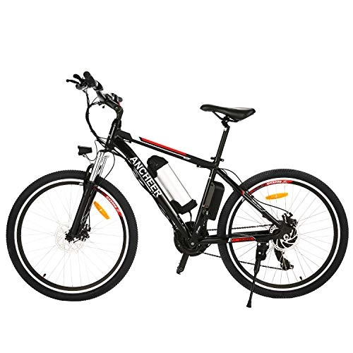 Mountain bike elettriches : BIKFUN Bicicletta Elettrica, Bici Elettriche 26" con Batteria al Litio 36 V 8 Ah, Motore 250W, Shimano 21 velocità (26" classico-8Ah)