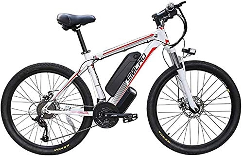 Mountain bike elettriches : Cesto sporco Mountain Bike 26 Pollici for Adulti 48V di Grande capienza Monitor LCD Elettrico Biciclette Antipolvere Impermeabile 5 ad Alta velocit Power Smart