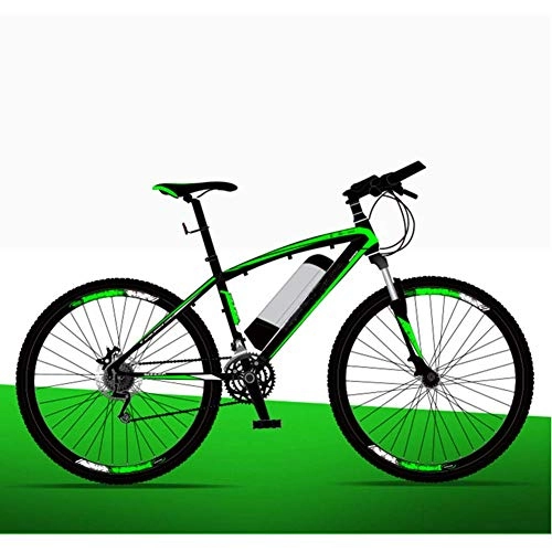 Mountain bike elettriches : CXY-JOEL Bicicletta ad Assistenza Elettrica per Adulti, con Casco da Equitazione Bicicletta Elettrica da Viaggio da 26 Pollici Freni a Doppio Disco Cambio 21 Velocità Mountain Bike Fino a 130 Chilome