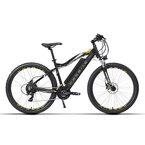 Mountain bike elettriches : FXMJ Mountain E-Bike da 27, 5"con Batteria Rimovibile agli Ioni di Litio di Grande capacità (48 V 400 W), Cambio Elettrico Professionale A 21 velocità E 3 modalità di Lavoro