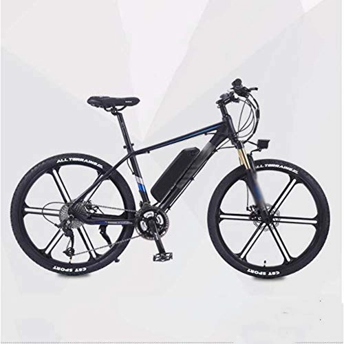 Mountain bike elettriches : FZYE 26 Pollici Bicicletta elettrica, Boost Mountain Bike Telaio Lega Alluminio Adulto Bici Sport Tempo Libero, Nero