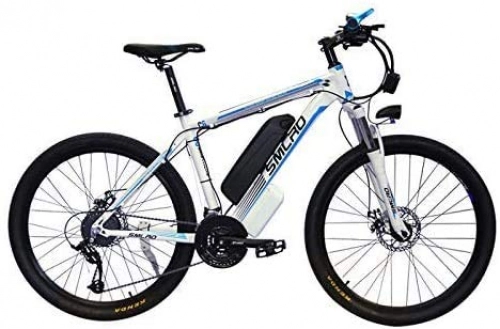 Mountain bike elettriches : GBX E-Bike per Adulti, 26 '' Batteria Agli Ioni Di Litio Rimovibile Di Grande Capacit per Mountain Bike 48 V 250 W / 500 W Cambio a 21 Velocit e Tre Modalit Di Lavoro