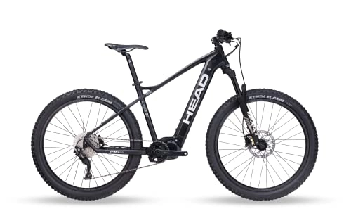Mountain bike elettriches : Head Lagos I E6100, Mountain Bike elettrica Unisex, Nero Opaco, 42 cm