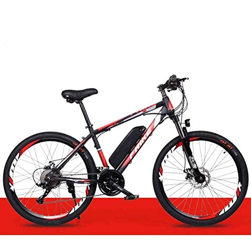 Mountain bike elettriches : KT Mall Variabile Bicicletta elettrica Batteria al Litio Speed Cross Country Mountain Bike per Adulti Student Outdoor Fitness Exercise, 1, 21 Speed
