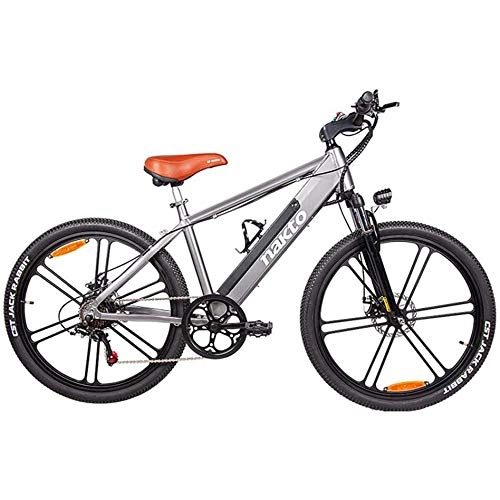 Mountain bike elettriches : LIMQ Bicicletta Elettrica da 26 Pollici per Bici Elettrica 400W 48V E-Bike da Neve Shimano 6 velocità Beach Cruiser Uomo Donna Mountain E-Bike Pedal Assist