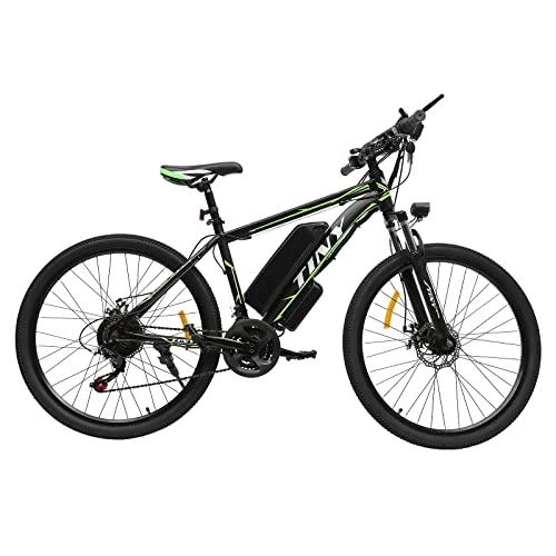 Mountain bike elettriches : panfudongk Kit per motore elettrico LCD per bicicletta da 26 pollici, 48 V con e 21 marce, acciaio al carbonio, impermeabile IPX4, cerchioni in alluminio