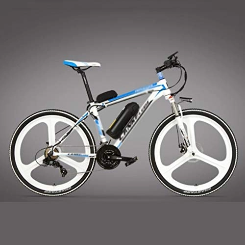 Mountain bike elettriches : Qinmo 26-inch Mountain Bike, 21-velocità 48V, Bici servoassistito con Display LCD, Forcella Anteriore bloccabile, Adatto for Gli Uomini, Le Donne, Sport all'Aria Aperta a Cavallo (Color : C)