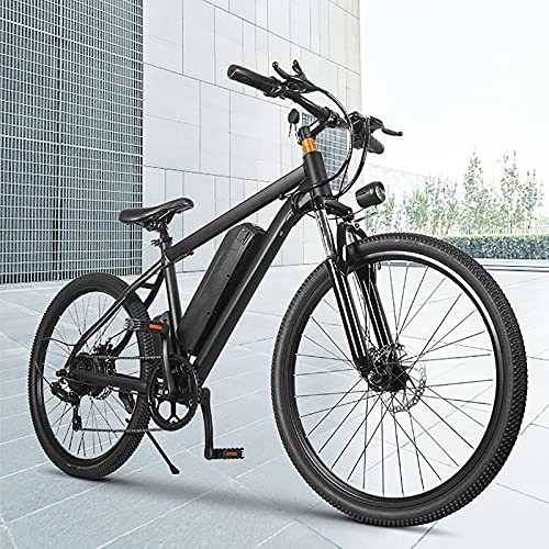 Mountain bike elettriches : RUBAPOSM Bicicletta elettrica 26 '' Bicicletta elettrica, Bicicletta elettrica per pendolari da 500 W, Display LCD Ebike per Adulti con Batteria 36V 10Ah / Funzione Smart Dual