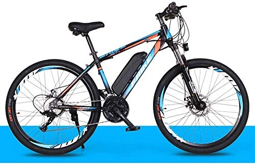 Mountain bike elettriches : SHOE Biciclette 36V 250W Elettrici per Adulti, in Lega di Magnesio Ebikes Biciclette all Terrain, per La Corsa Mens Outdoor Ciclismo Work out E Il Pendolarismo, Black Blue