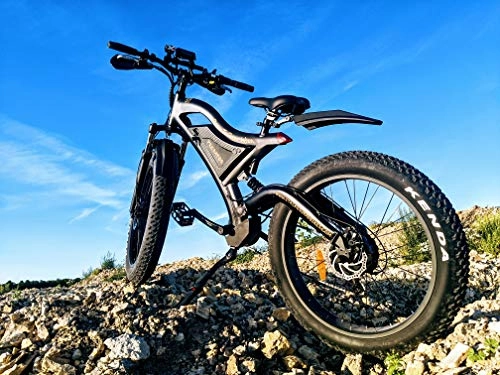 Mountain bike elettriches : STALKER Mad Bike® Predator - Electric Fat Bike 26x4 750W 48V 11.6Ah 120Nm