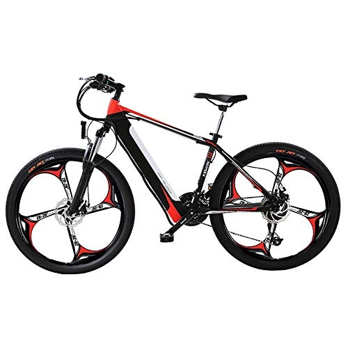 Mountain bike elettriches : WuZhong F Bicicletta elettrica 48V della Piccola Batteria della Batteria del motorino Incorporato della Batteria al Litio incorporata della Bici