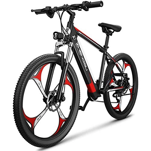 Mountain bike elettriches : WXX Adulta della Bicicletta Elettrica, 26-inch 36V Mountain Bike con 48AH Batteria al Litio, 400W Doppio Freno A Disco Elettrica Mountain Bike (Trasporto Peso: Circa 120KG)