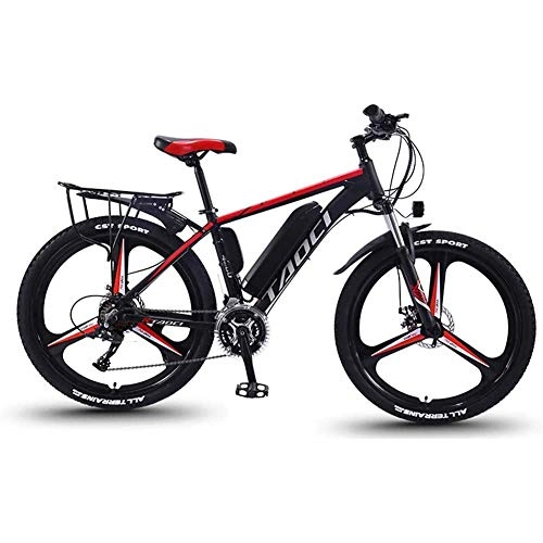 Mountain bike elettriches : WXX Lega di Alluminio per Adulti Bicicletta elettrica 26" 36V 350W 13Ah Rimovibile agli ioni di Litio Biciclette Smart ebike Mountain Ebike, 10AH