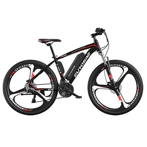 Mountain bike elettriches : WYN Bici elettrica in Lega di Alluminio Bicicletta elettrica a 27 velocità per Adulti 26 Pollici Mountain ebike Freno a Doppio Disco, 14ah 3D