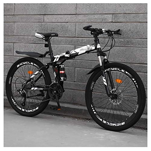 Mountain Bike pieghevoles : STRTG Unisex Adulto Mountain Bike Folding, MTB Bici Pieghevole, Bicicletta Pieghevole, 24 * 26 Pollici Bicicletta trasportabile21*24 * 27 velocità