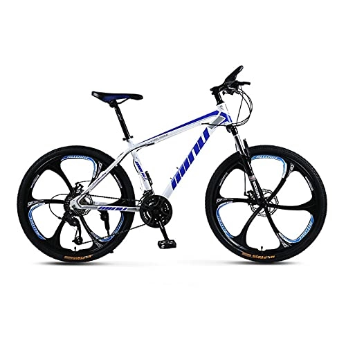 Mountain Bike : 24 " / 26" Mountain bike per adulti, 21-speeddisc Brew-assorbente mountain bike assorbente, telaio in acciaio ad alta carbonio Bicicletta a velocità variabile per adulti, hardtail del freno a disco dop