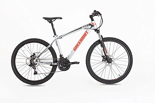 Mountain Bike : Acciaio mountain bike sospensione anteriore 66 cm, T16B21126"GREY, Grey, 26