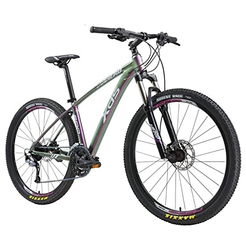 Mountain Bike : BaiHogi Bici da Corsa Professionale, Bike in Mountain Bike 27 velocità Freno a Disco Professionale MTB. Bicicletta da 27, 5 Pollici Diametro della Ruota Grande Diametro a Colori Ultra-Chiaro