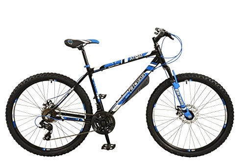 Mountain Bike : Bici da uomo BOSS Atom, blu / nero, taglia 12