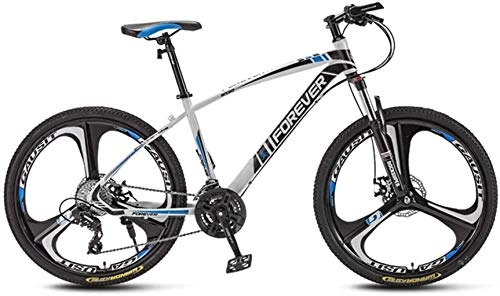 Mountain Bike : Bici della bicicletta 27.5 pollici, a 3 razze Ruote, blocco della forcella anteriore, Off-Road biciclette, doppio freno a disco, 4 velocità disponibili, for gli uomini le donne 5-25 (Colore: E, Dimens