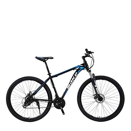 Mountain Bike : Bicicletta Mountain Bike Ciclismo Piegare Produrre L'acciaio Telaio 29 A Rotelle, 24 Velocità (blue)
