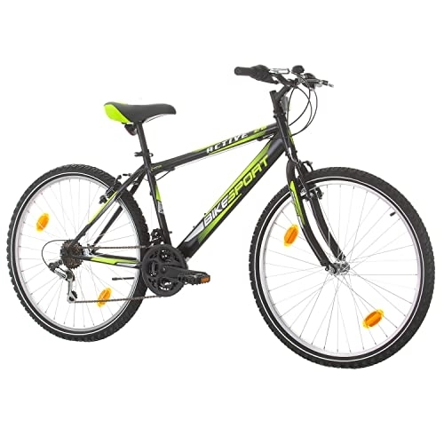 Mountain Bike : Bikesport Active Bicicletta Mountain Bike Uomo 26" Shimano 18 cambios