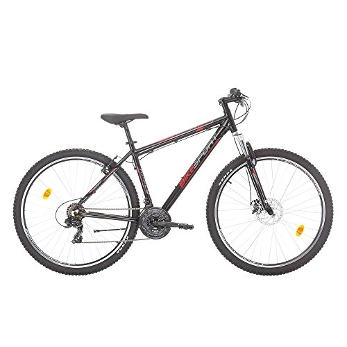 Mountain Bike : Bikesport Hi-Fly, Bicicletta da Montagna Uomo, Black Gloss, XL