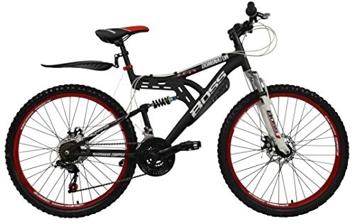 Mountain Bike : BOSS B3260109, Dominator Uomo, Nero / Argento, 66 cm