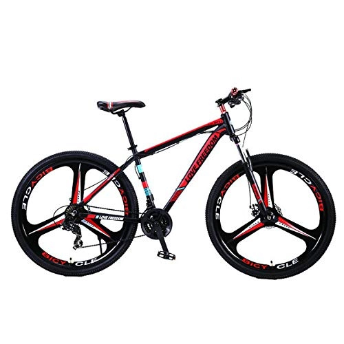 Mountain Bike : Domrx Bicicletta in Lega di Alluminio 21 / 24 velocità 29 Pollici Freni a Doppio Disco a velocità variabile Bike-Three Coltello Black_24 Speed_China