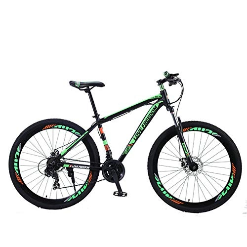 Mountain Bike : Domrx Bicicletta in Lega di Alluminio a 21 / 24 velocità 29 Pollici Freni a Doppio Disco a velocità variabile Bike-40G-green 29 Pollici_21 Speed_China