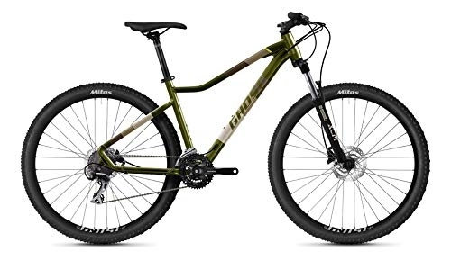 Mountain Bike : Ghost Lanao Essential 27.5R AL W Mountain Bike da donna 2021 (S / 40 cm, Olive / Grey)