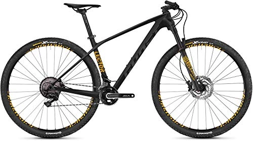 Mountain Bike : Ghost Lector 2.9 LC U 29R Mountain Bike 2019, Night Black / Titanium Gray / Spectra Yellow, L