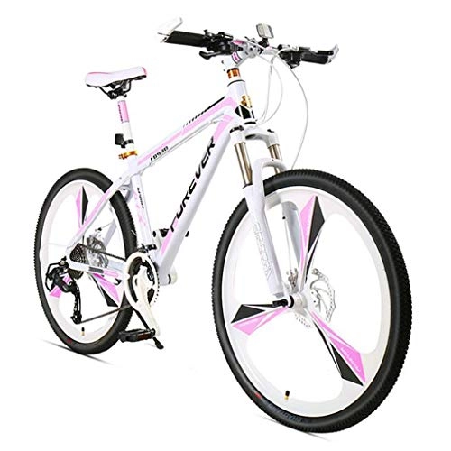Mountain Bike : GXQZCL-1 Bicicletta Mountainbike, 26 Mountain Bike, Telaio in Alluminio Hardtail, con Freni a Disco e Sospensione Anteriore, 27 di velocit MTB Bike (Color : B)