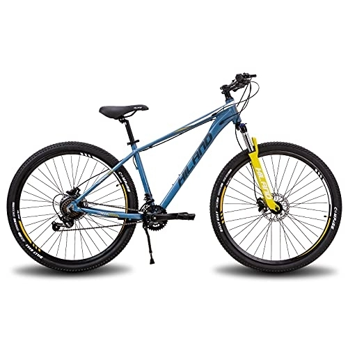 Mountain Bike : Hiland Mountain Bike da 29 Pollici con Cambio Shimano 16 Velocità MTB con Freni a Disco Idraulici Bici con Forcella Lock-Out Blu…