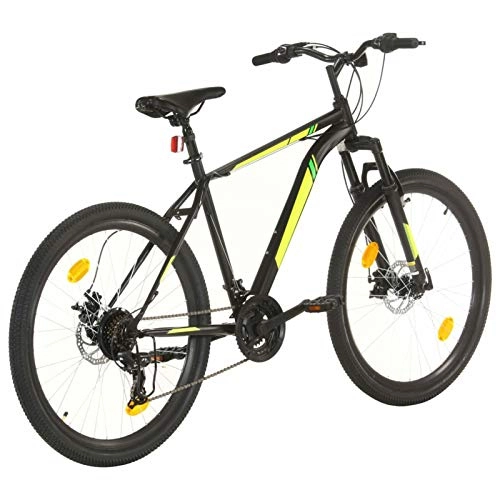 Mountain Bike : Ksodgun Ruote da 27.5 Pollici per Mountain Bike Trasmissione a 21 velocità, Altezza Telaio 42 cm, Nero