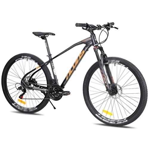 Mountain Bike : LIANAI zxc Bikes Mountain Bike M315 in lega di alluminio a velocità variabile auto freno a disco idraulico 24 velocità 27, 5x17 pollici fuoristrada (colore: nero, arancione, dimensioni: 24_27.5X17)