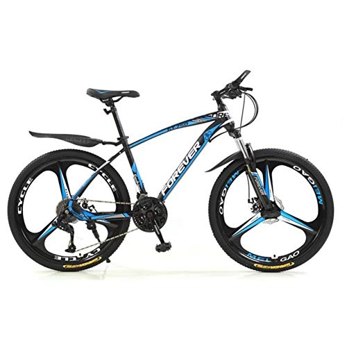 Mountain Bike : LLXLJ Mountain Bike 24 / 26 Pollici (con 3 Cutter Wheel) 21, 24, 27, 30 velocità MTB Biciclette 4 Colori, 3, a30