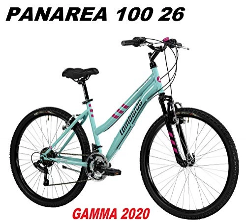 Mountain Bike : LOMBARDO BICI PANAREA 100 Ruota 26 Shimano Tourney 21V Gamma 2020 (Sugar Fuchsia Glossy)