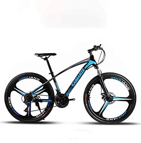 Mountain Bike : LUO Bicicletta, mountain bike per adulti da 26 pollici, bici con doppio freno a disco, bicicletta da motoslitta da spiaggia, aggiornamento telaio in acciaio ad alto tenore di carbonio, ruote in lega