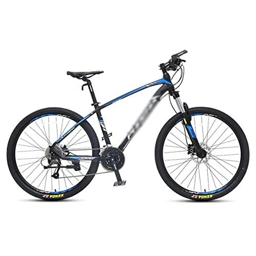 Mountain Bike : LZZB 26 / 27.5" Ruota Mountain Bike 27 velocità Bicicletta per Adulti Freni a Doppio Disco Mountain Trail Bike con Telaio in Lega di Alluminio leggero / Blu / 27.5 in