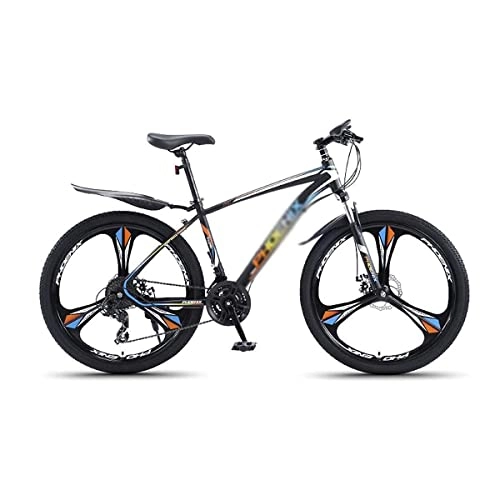 Mountain Bike : LZZB Mountain Bike Bicicletta a 24 velocità Ruote da 27, 5 Pollici Bici con Freno a Doppio Disco per Adulti Uomo Donna (Taglia: 24 velocità, Colore: Blu) / arancione / 24 velocità