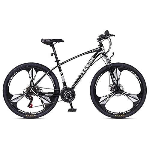 Mountain Bike : LZZB Mountain Bike Bicicletta a 24 velocità Ruote da 27, 5 Pollici Bici con Freno a Doppio Disco per Adulti Uomo Donna (Taglia: 24 velocità, Colore: Blu) / nero / 27 velocità
