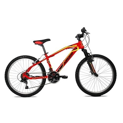 Mountain Bike : MASCIAGHI Bicicletta 24" MTB PROGRESS 18 VELOCITA' ROSSO