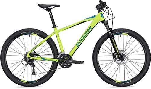 Mountain Bike : MORRISON - Stivali da Mountain Bike, 27, 5", 43 cm, Colore: Verde / Blu